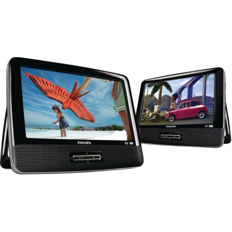 Philips -PD9016/37 Dual Portable DVD Players