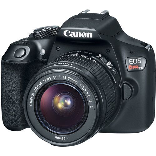 Canon EOS Rebel T6 DSLR Camera with 18-55mm Lens