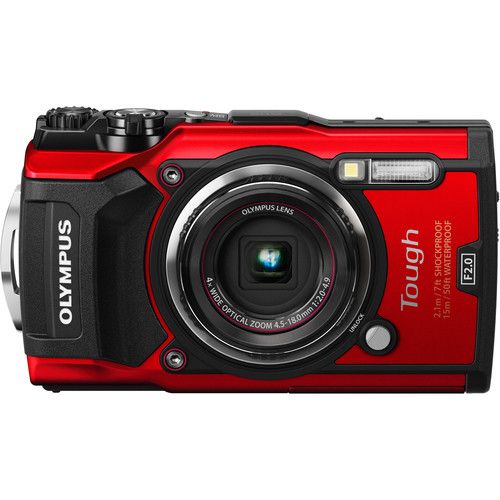 Olympus Tough TG-5 Digital Camera (Red)