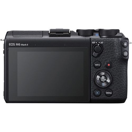 Canon EOS M6 Mark II Mirrorless Digital Camera (Black, Body Only)