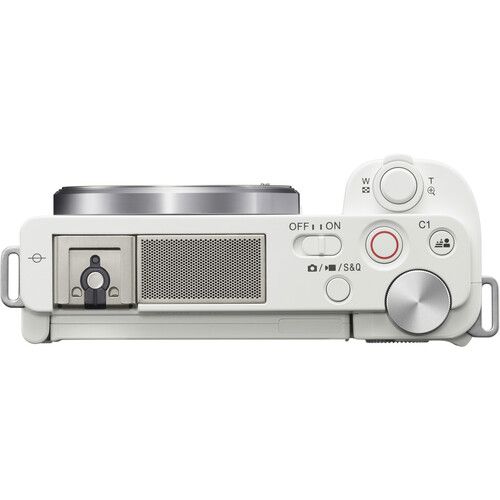 Sony ZV-E10 Mirrorless Camera with 16-50mm Lens (White)