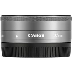 Canon EF-M 22mm f/2 STM Lens (Silver)