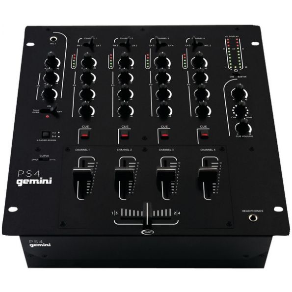 Gemini 12in 4-channel Dj Mixer