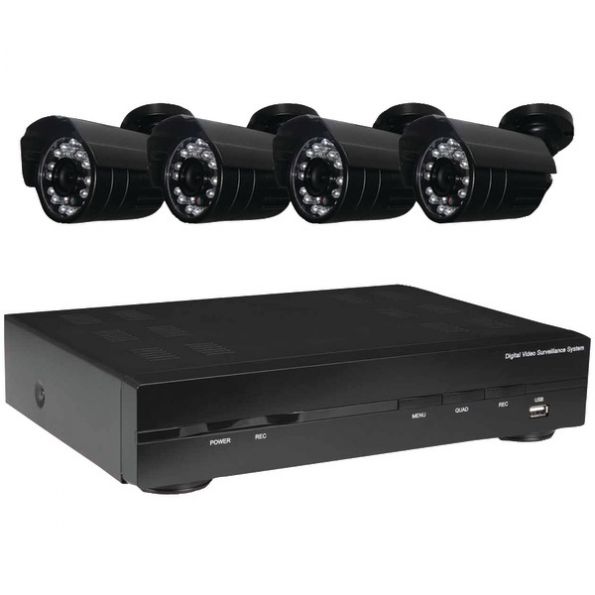 Clover 8ch 1tb Sec Sysm 4 Cams