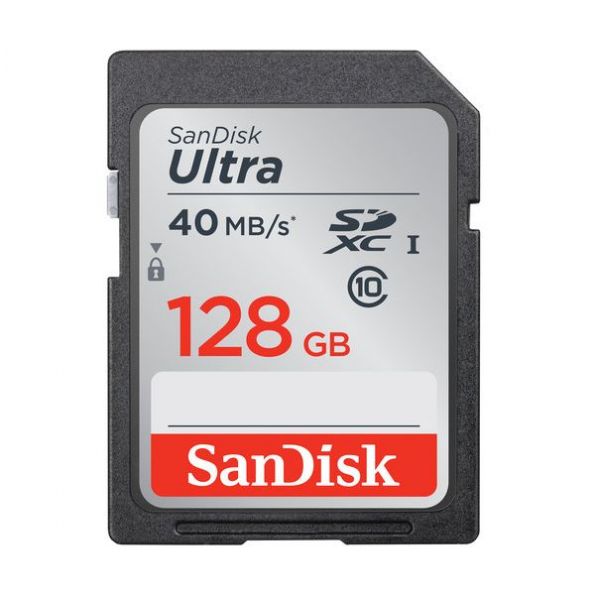 SanDisk 128GB Ultra UHS-I SDXC Memory Card (Class 10)