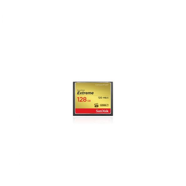 SanDisk 128 GB Extreme CompactFlash Memory Card (120mb/s)