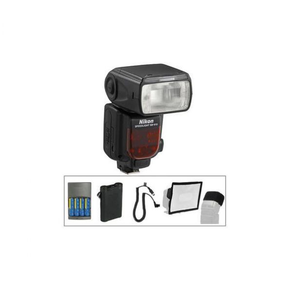 Nikon SB-910 Flash AF Speedlight Deluxe Wedding and Event Kit