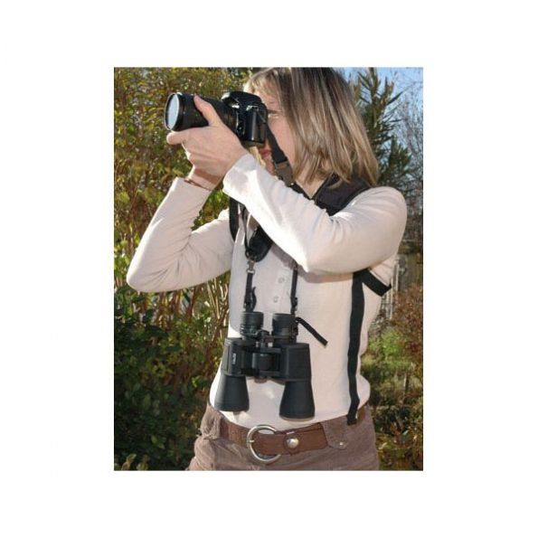 Trekking Safari Strap Pressure Free Easy Access Heavy DSLR/Binocular Neck Strap