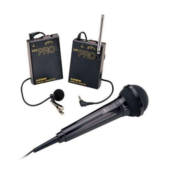 Azden WMS-PRO VHF Wireless Lavalier and Handheld Microphone System