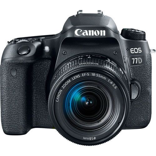 Canon EOS 77D DSLR Camera with 18-55mm Lens