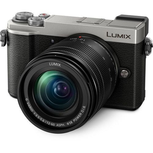 Panasonic Lumix DC-GX9 Digital Camera with 12-60mm Lens (Silver)