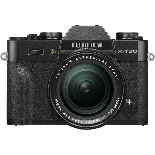 FUJIFILM X-T30 Mirrorless Digital Camera with 18-55mm Lens (Black)