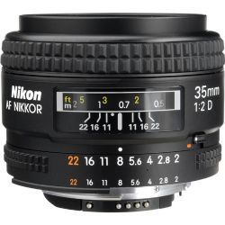 Nikon 35mm Wide Angle AF Nikkor f/2.0D Autofocus Lens