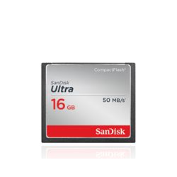 SanDisk 16GB Ultra CompactFlash Memory Card (50mb/s)