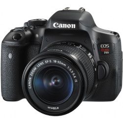 Canon EOS Rebel T6i DSLR Camera with 18-55mm Lens