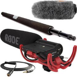 Rode VideoMic & Micro Boompole Kit with Custom Windbuster