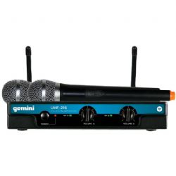 Gemini Dual Wrlss Hndhld Mic