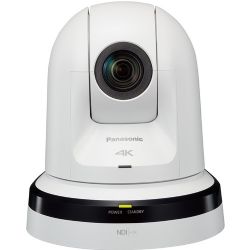 Panasonic 20x Zoom 4K PTZ Camera with 3G/HD/SD-SDI & HDMI Output and NDI (White)