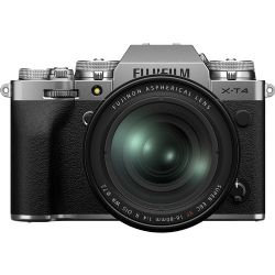 FUJIFILM X-T4 Mirrorless Digital Camera with 16-80mm Lens (Silver)