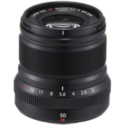 FUJIFILM XF 50mm f/2 R WR Lens (Black)