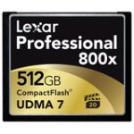 Lexar 512GB CompactFlash Memory Card Professional 800x